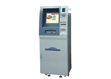 Touch Screen Lobby Kiosk For Bank Service With a4 Printer, Card Reader, Barcode Scanner S828