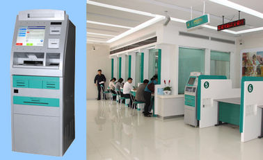 Water Proof Multifunction ATM Kiosk , Tel / Transport Card Recharging