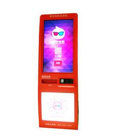 42" Touch Screen Self Service Ticket Machine / Free Standing Kiosk For Cinima