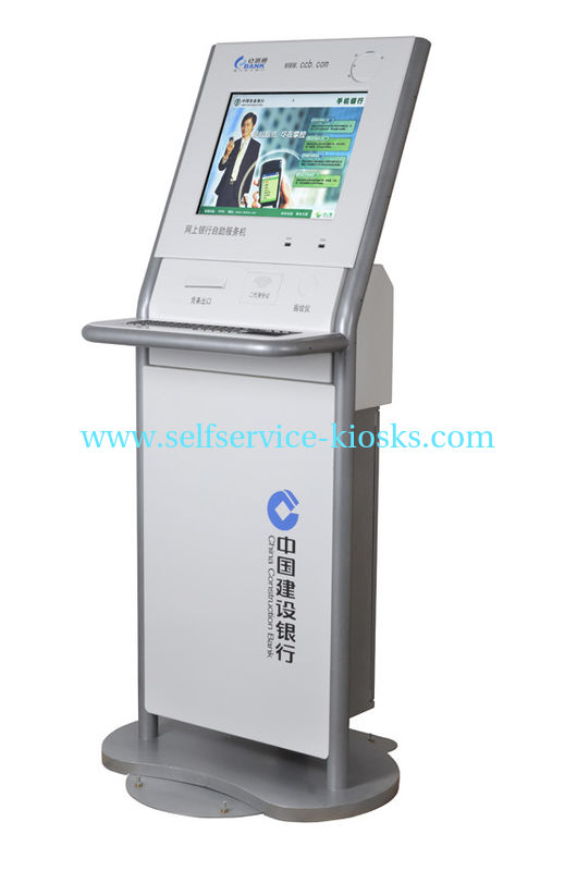 Custom 15, 17, 19, 22 Inch Innovative Free Standing Kiosks with Check Reader, Coin Hopper
