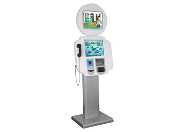 Roboter-Form-Multimedia-Kioske, Barkodeleser und Telefon S802