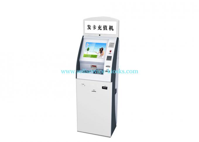 Zufuhr-Kiosk Chinas Bill Paymentcard mit Kartenleser, Rf-Leser, Fingerabdruck-Scanner für Einzelhandel/Einrichtungslieferanten